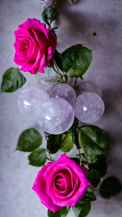 Amethyst spheres