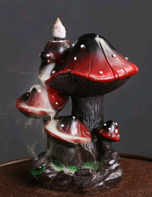 Toadstool incense burner